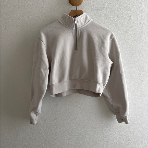 TNA Tops - Aritzia TNA COZY AF Cropped 1/4 Zip Sweatshirt